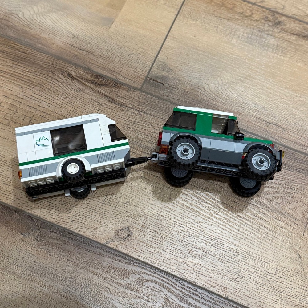 Lego Caravan Trailer 60117 Custom Transporter Buggy 60288 Incomplete PartsPieces
